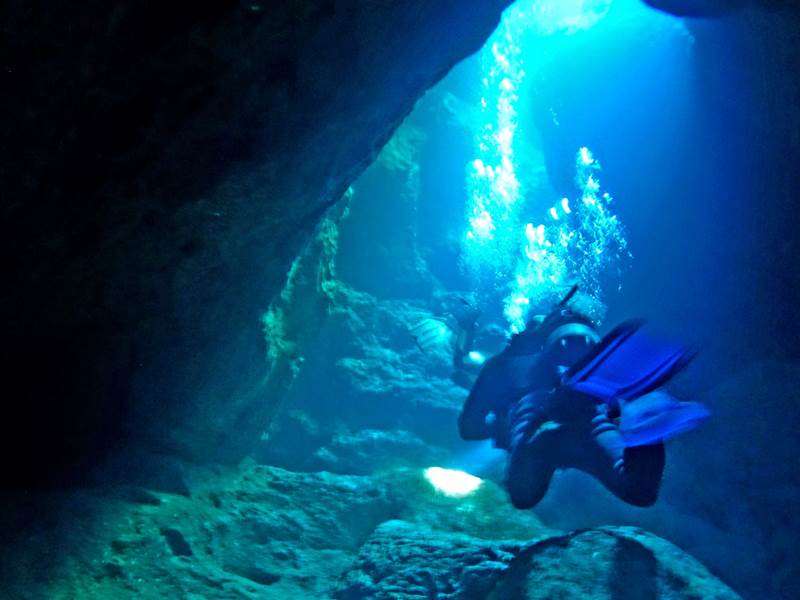 funnels -salgar -diving -menorca -14